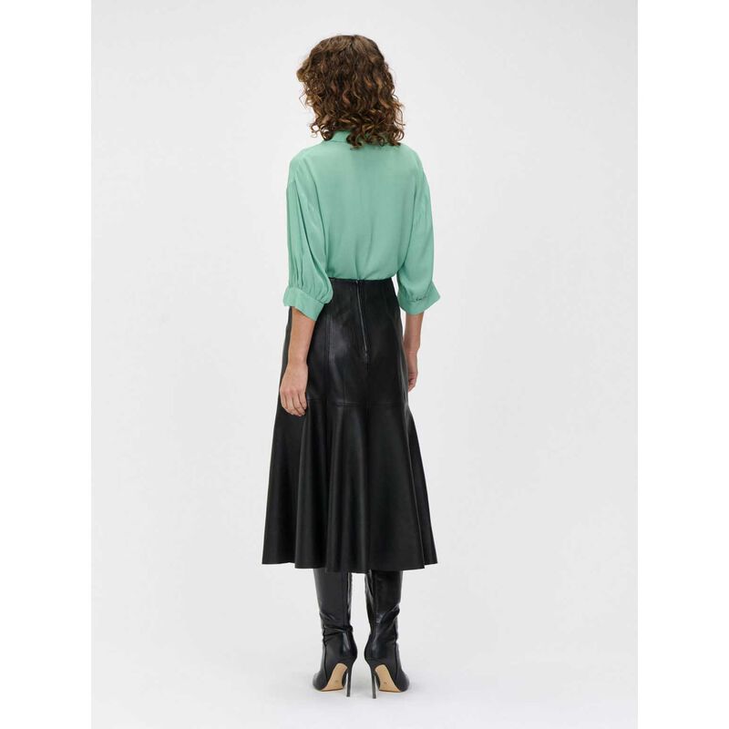 Veronika Maine Georgette Tuck Sleeve Shirt image number 4
